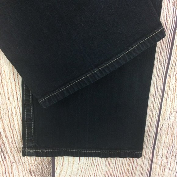 SOLD Mckenzie Black Denim Stretch Jeans Sz 27x32 - Picture 4 of 8